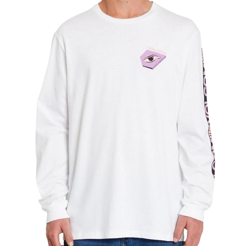 Volcom Loeffler White Long Sleeve Shirt [Size: S]