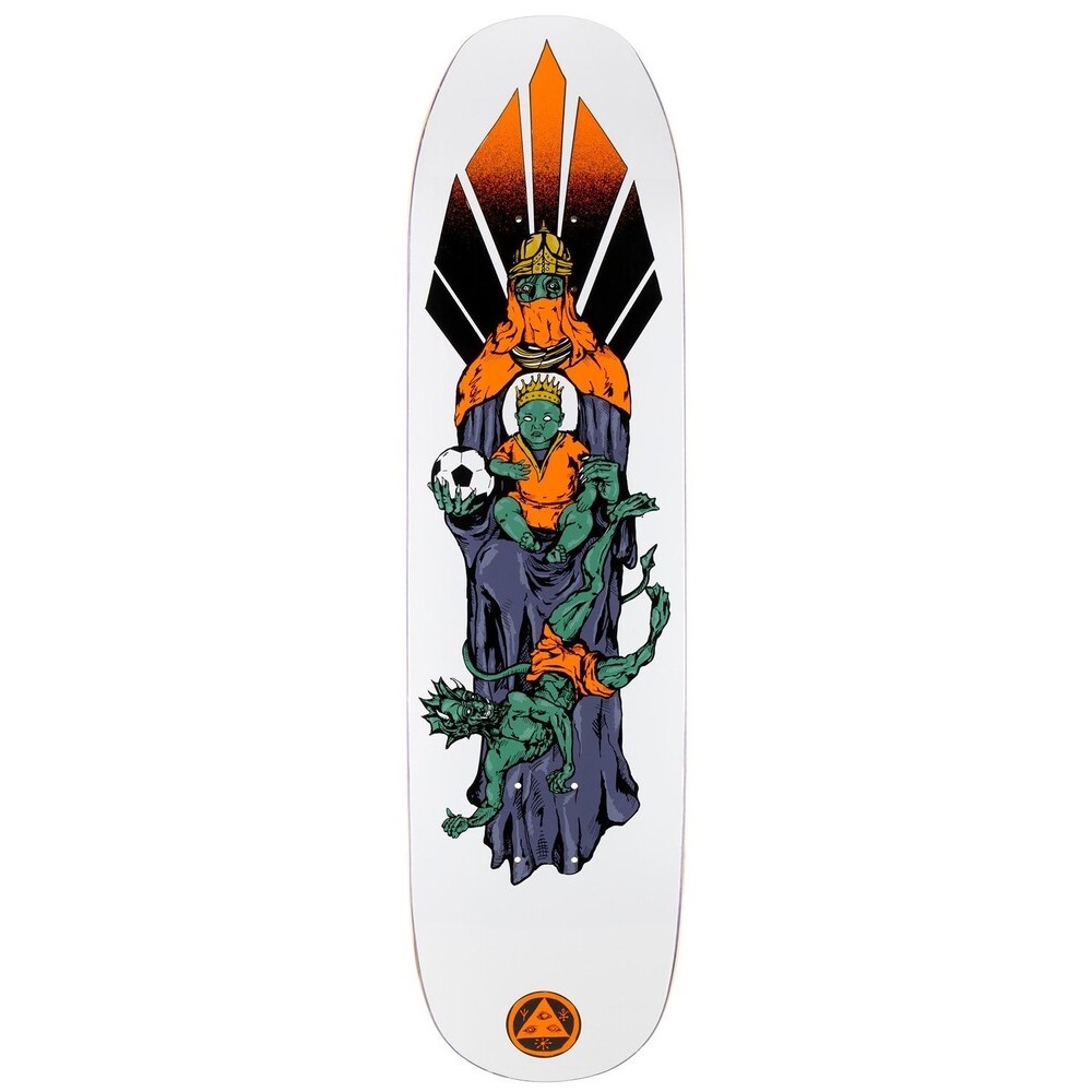 Welcome Futbol On Son Of Moontrimmer White 8.25 Skateboard Deck