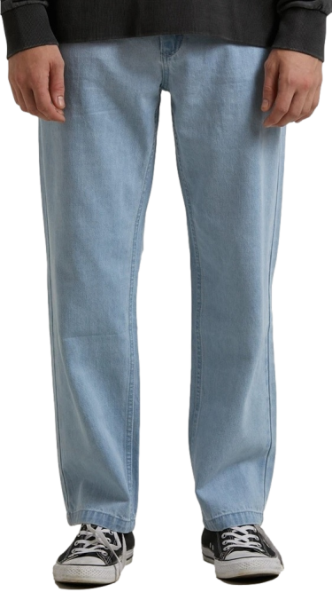 Afends Ninety Twos Hemp Denim Stone Blue Pants [Size: 30]