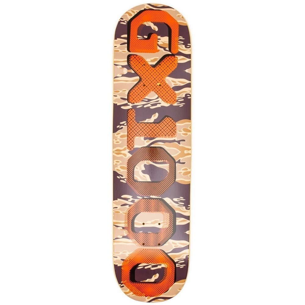 Gx1000 OG Tiger Camo 8.25 Skateboard Deck