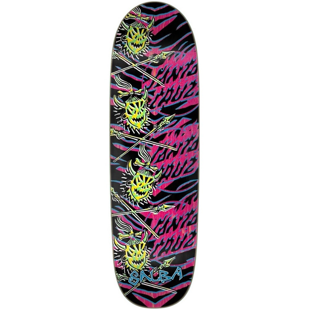 Santa Cruz Salba Stencil Shaped 9.25 Skateboard Deck