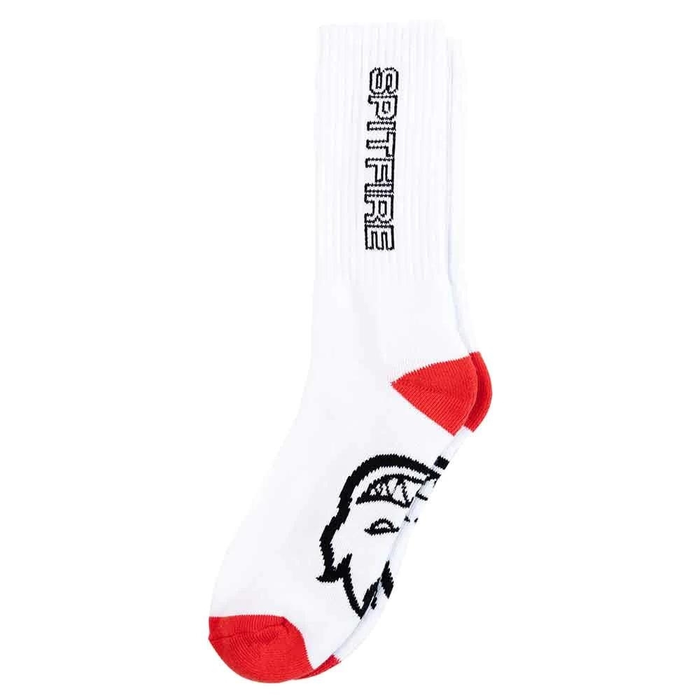 Spitfire Classic 87 White Red Black 3 Pairs Mens Socks