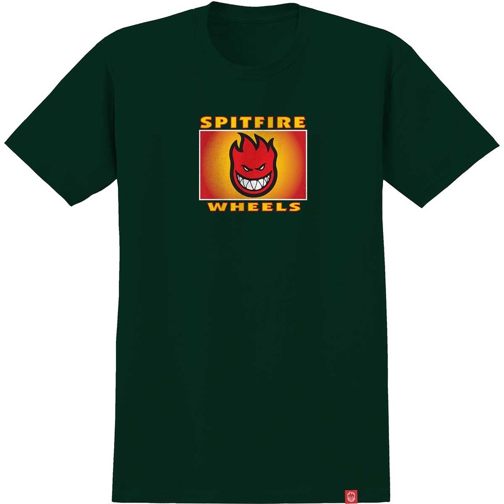Spitfire Spitfire Label Forrest Green Womens T-Shirt [Size: L]
