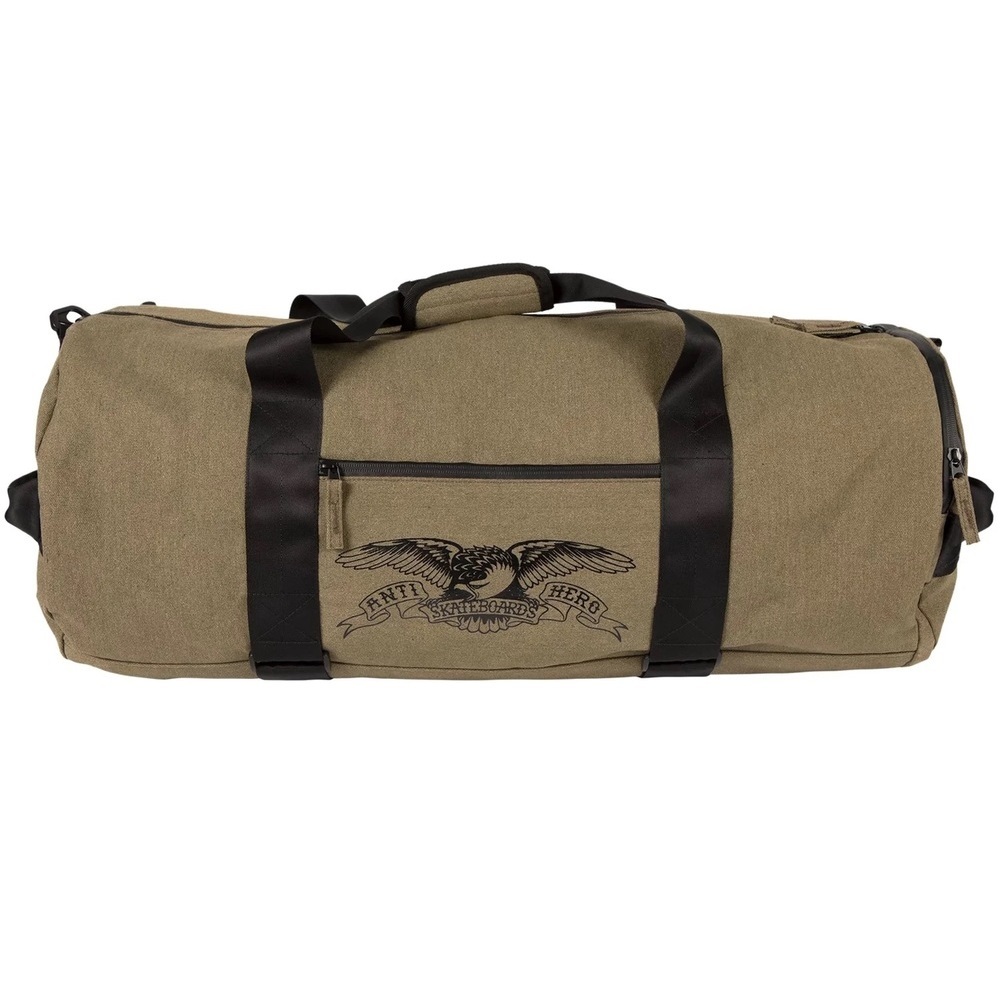 Anti Hero Basic Eagle Olive Duffle Bag