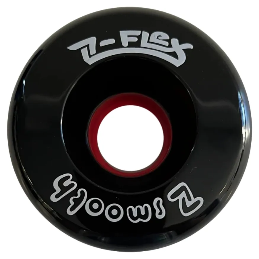 Z-Flex Z-Smooth Black 83A 63mm Skateboard Wheels