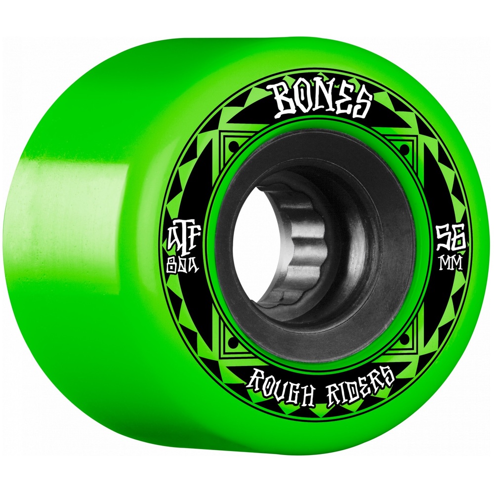 Bones Rough Riders Runners Green ATF 80A 56mm Skateboard Wheels