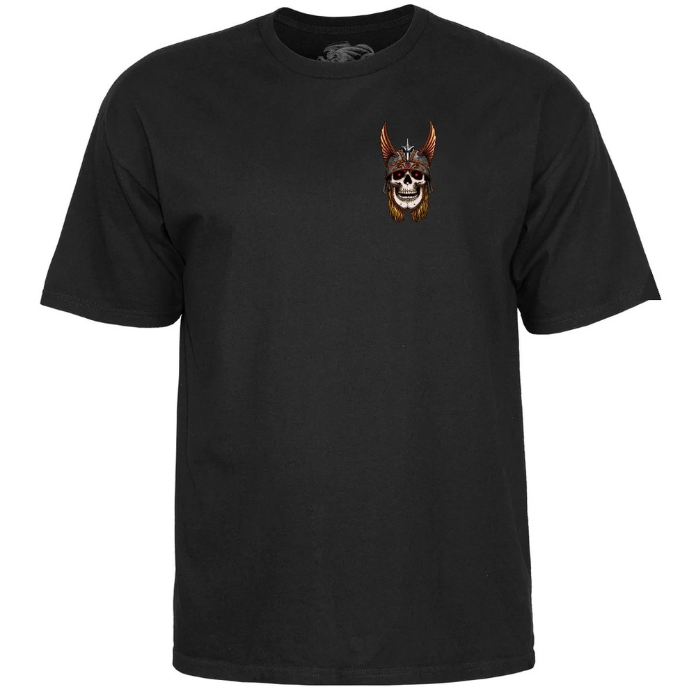 Powell Peralta Anderson Skull Black T-Shirt [Size: S]