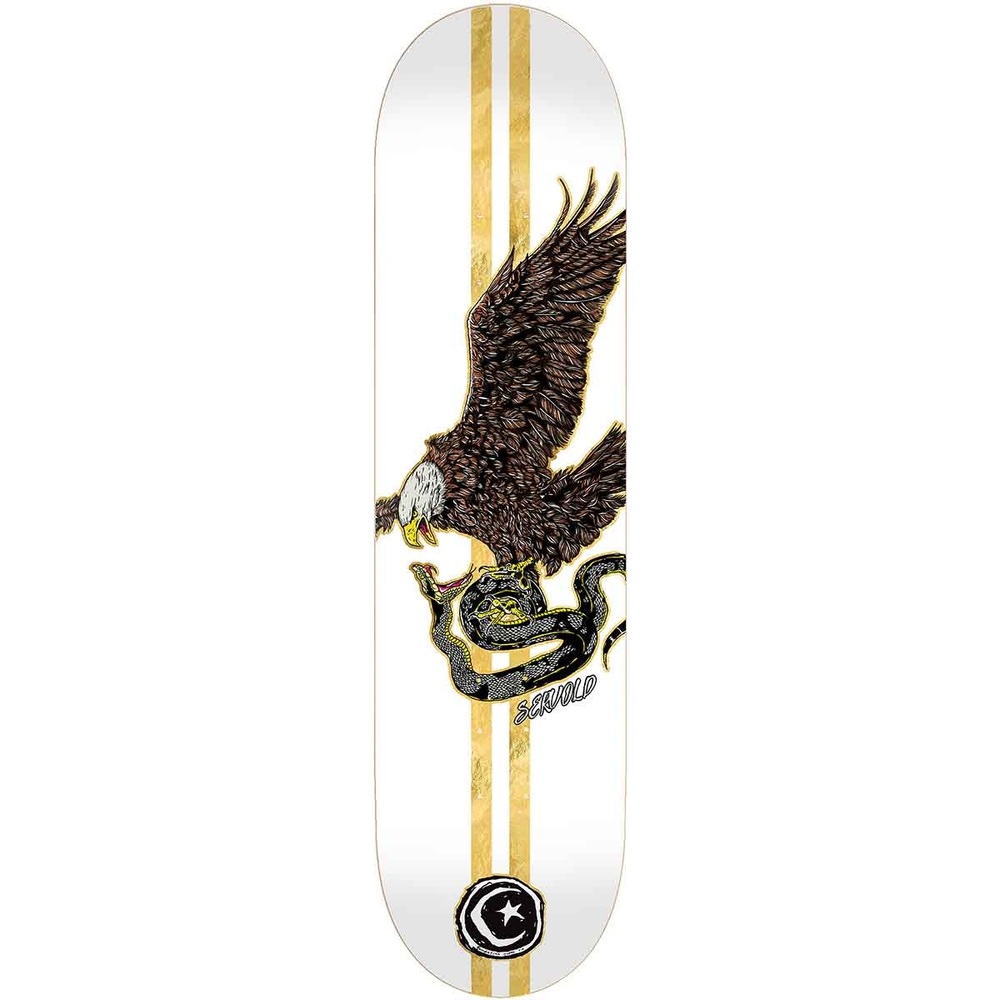 Foundation French Eagle Dakota Servold White 8.75 Skateboard Deck