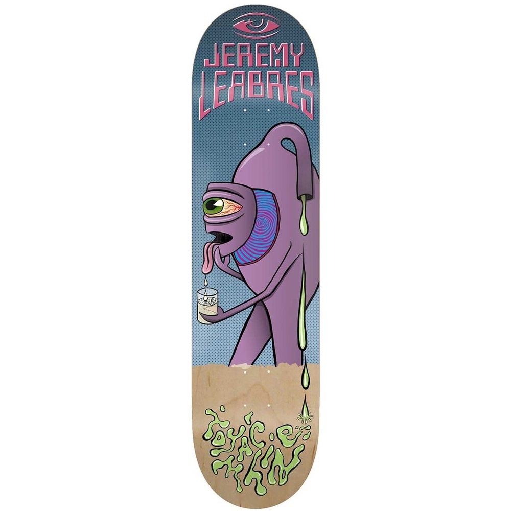 Toy Machine Face Off Jeremy Leabres 8.375 Skateboard Deck