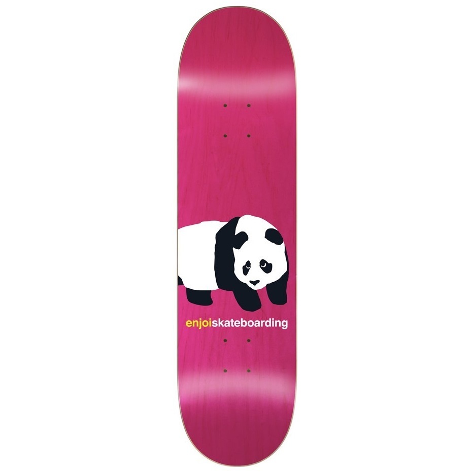 Enjoi Peekaboo Panda Pink R7 8.5 Skateboard Deck