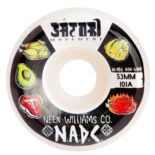 Satori Neen Williams NADC 101A 53mm Skateboard Wheels