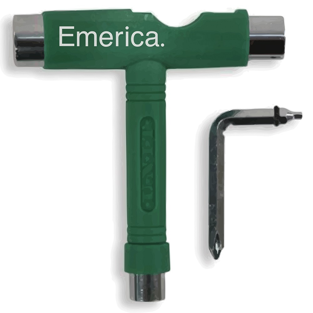 Emerica Green Skateboard Tool
