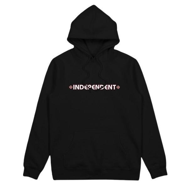 Independent Bar Cross Pop Black Youth Hoodie [Size: 8]