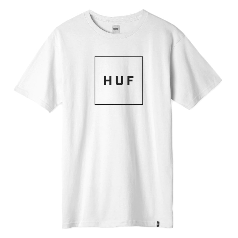 HUF Essentials Box Logo White T-Shirt [Size: S]