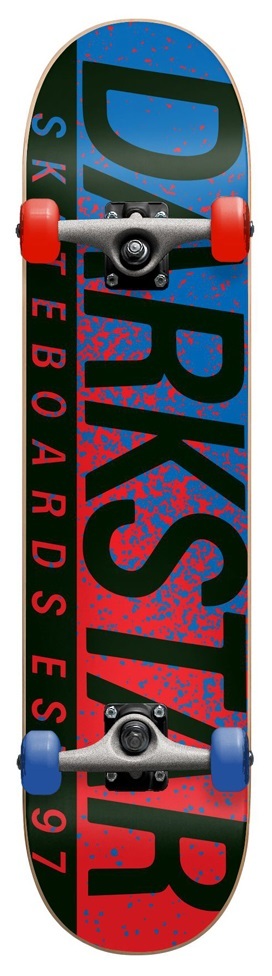 Darkstar Skateboard Complete Wordmark FP Red Blue 8.0