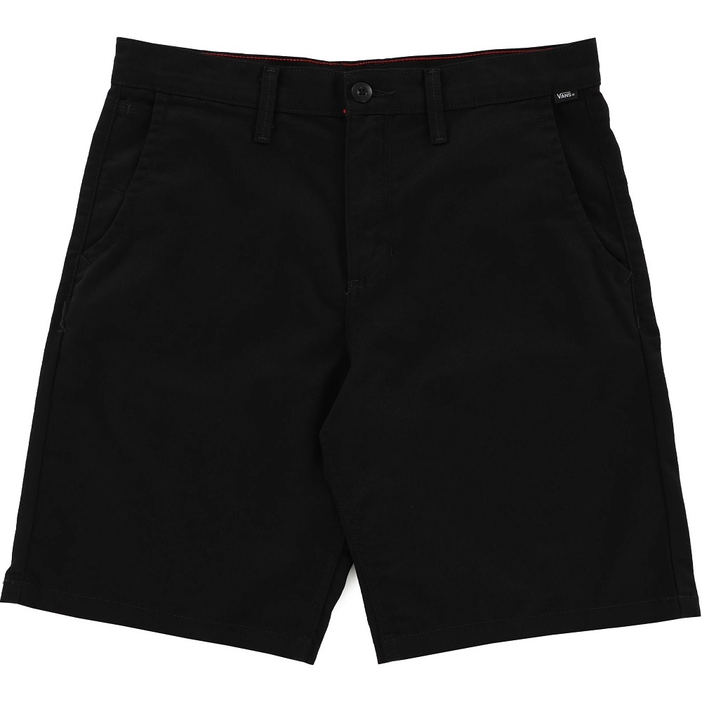 Vans Authentic Chino Relaxed Black Shorts [Size: 28]