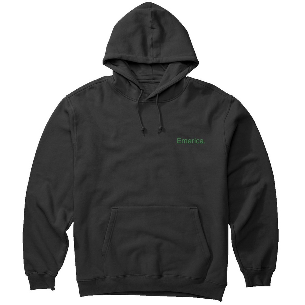 Emerica Pure Triangle Black Hoodie [Size: M]