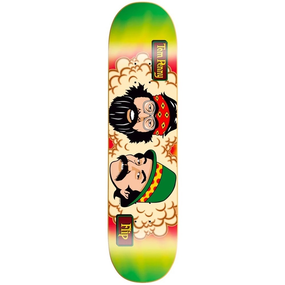 Flip Penny Toms Friends Rasta 8.25 Skateboard Deck
