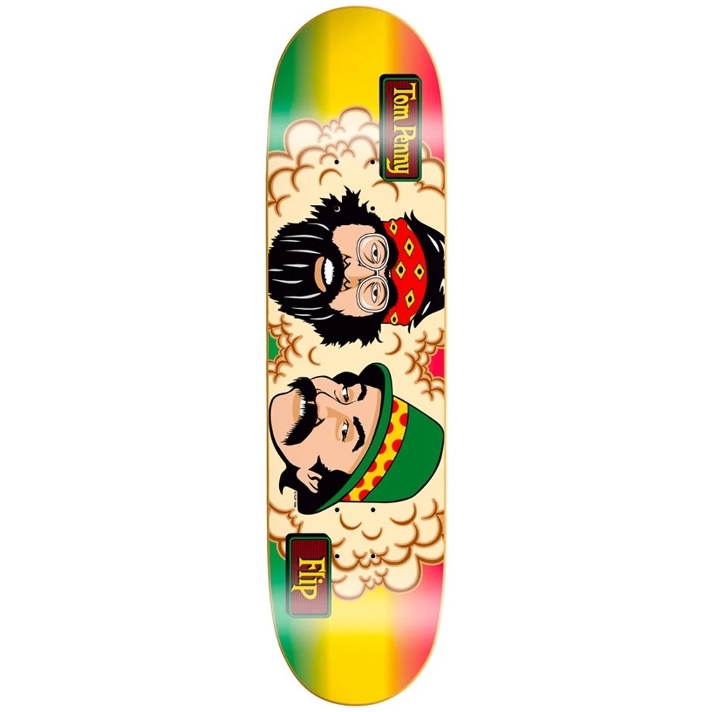 Flip Penny Toms Friends Rasta Stripe 8.0 Skateboard Deck