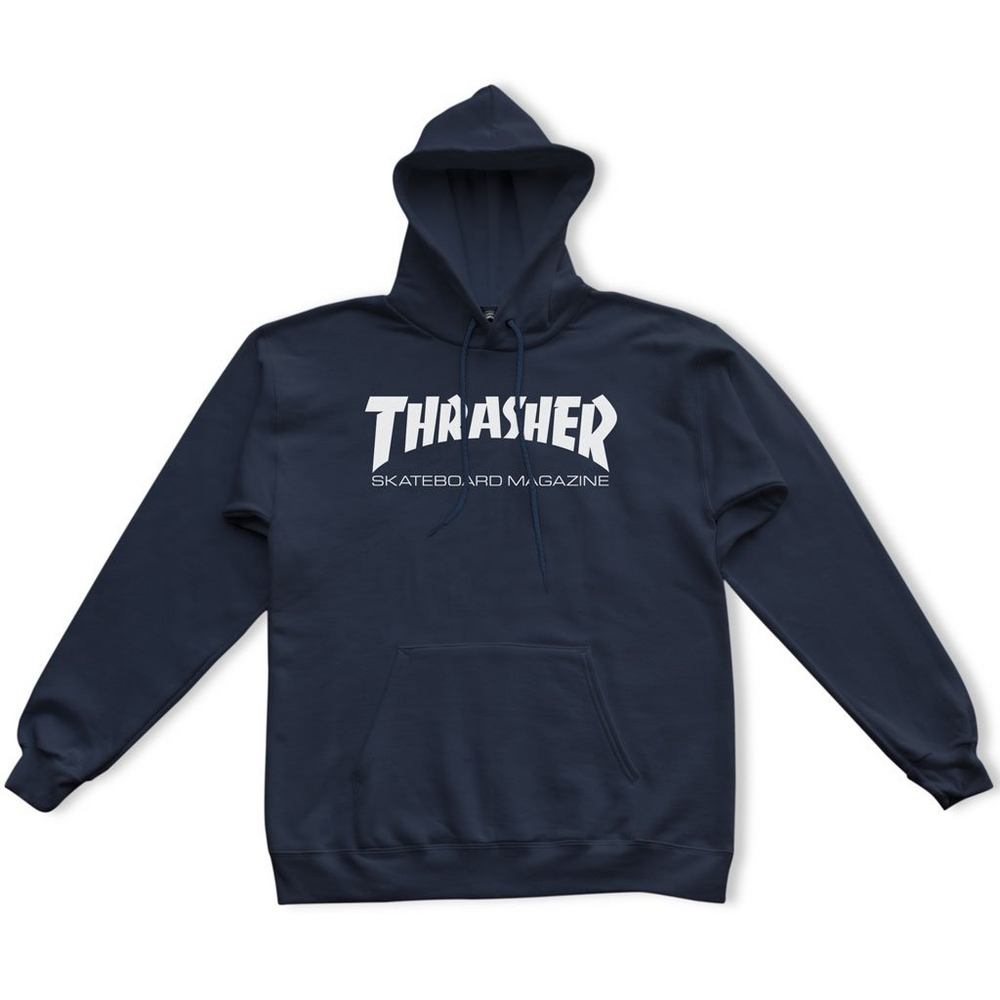 Thrasher Skate Mag Navy Hoodie [Size: S]