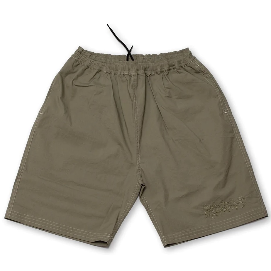 Hoddle Metal Rip Stock Grey Shorts [Size: S]