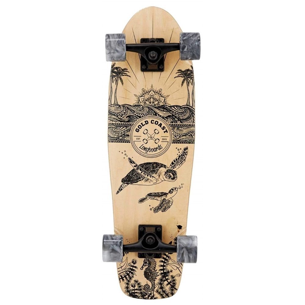 Gold Coast Longboards Majestic White Cruiser Skateboard