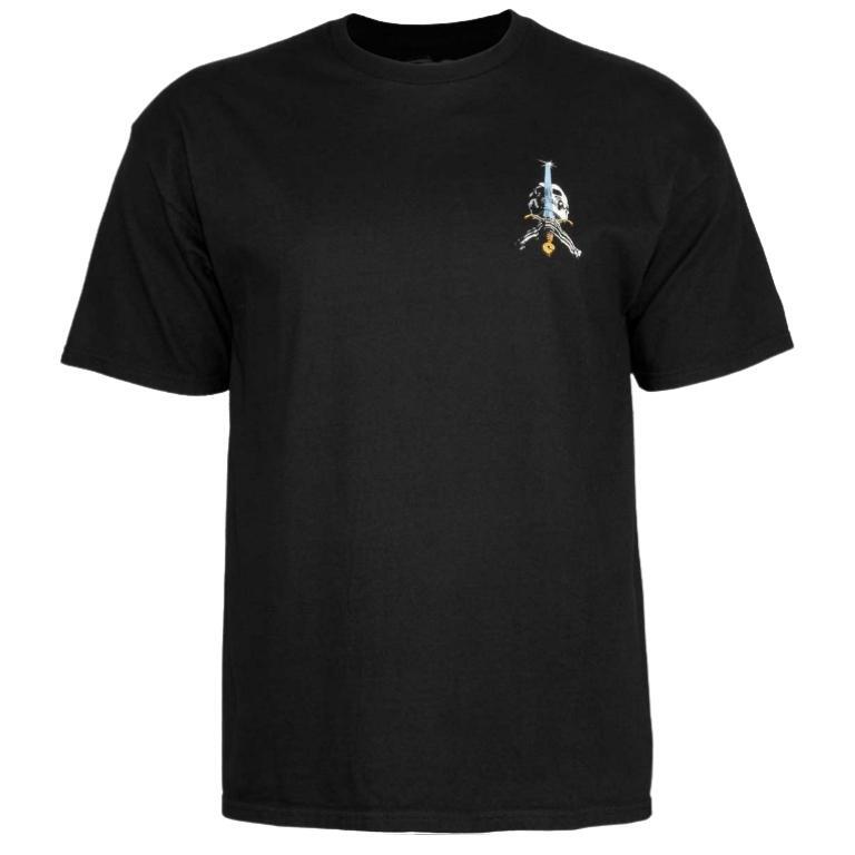Powell Peralta Skull & Sword Black T-Shirt [Size: S]