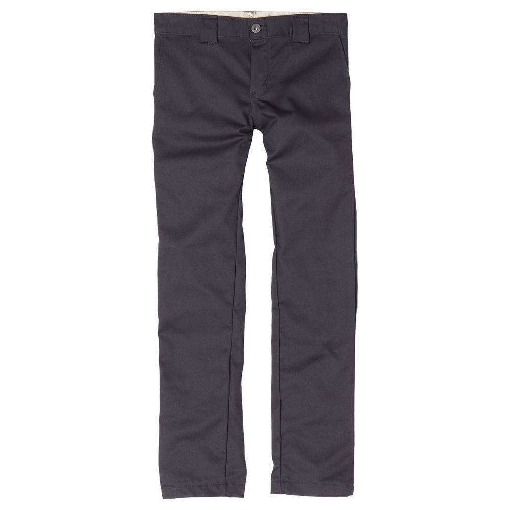 Dickies QP801 Skinny Straight Fit Charcoal Youth Pants [Size: 8]