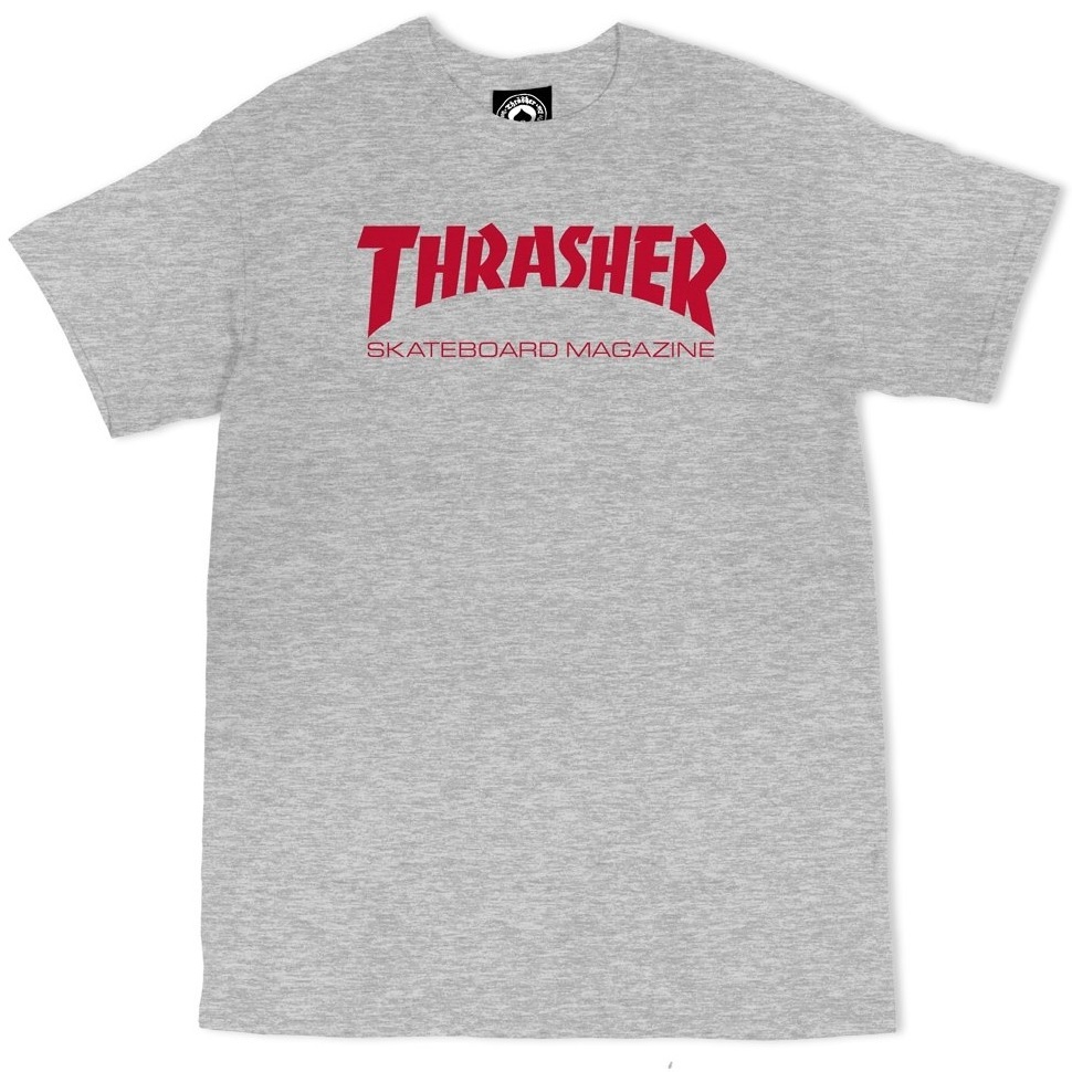 Thrasher Skate Mag Grey T-Shirt [Size: S]