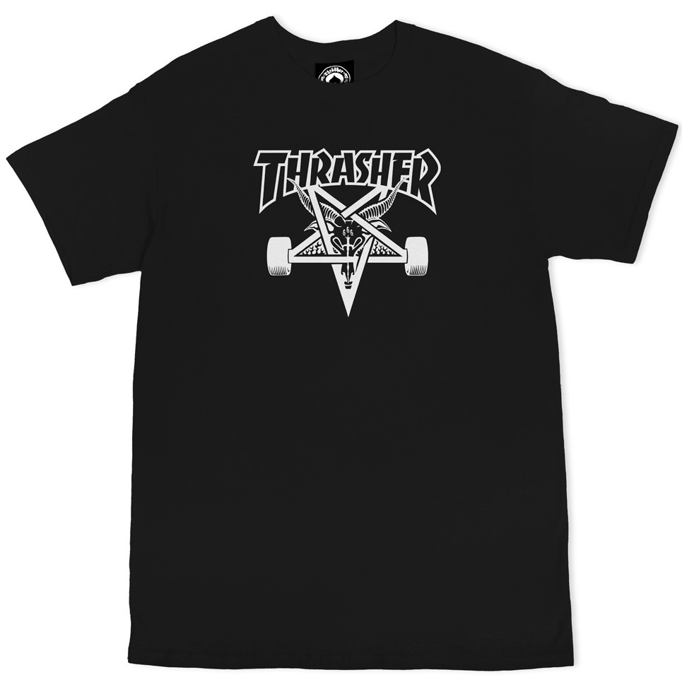 Thrasher Skategoat Black T-Shirt [Size: S]