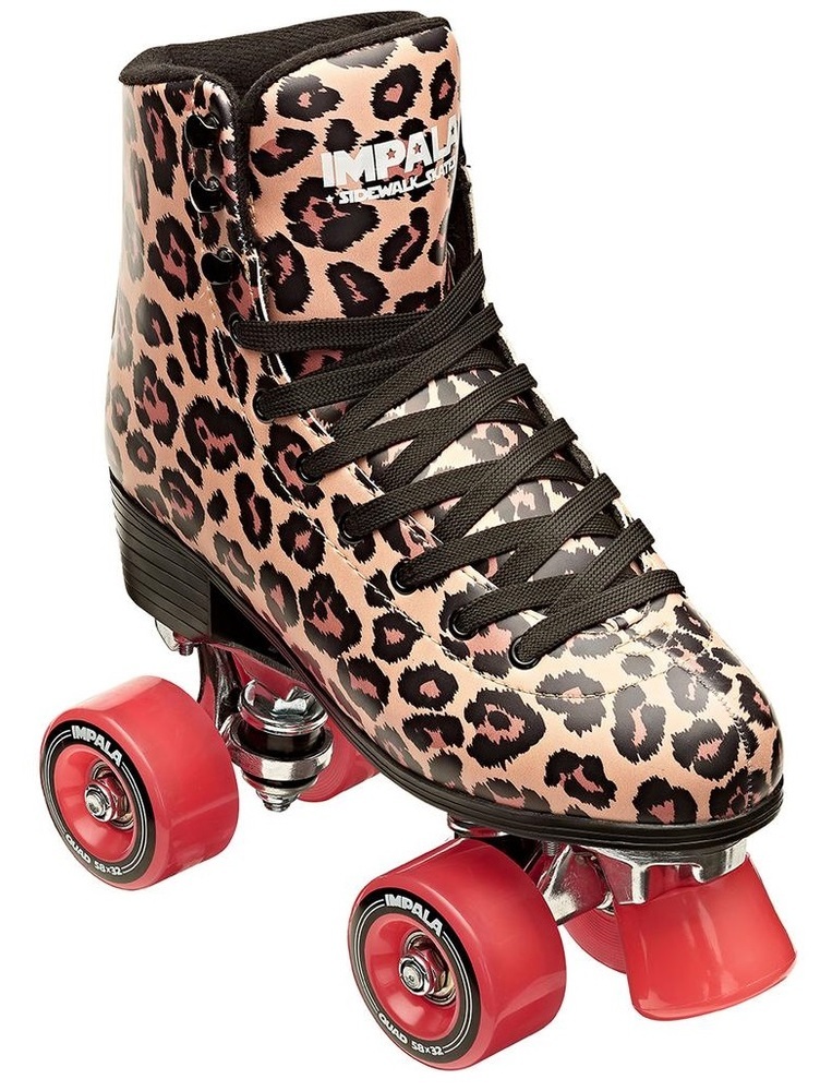 Impala Leopard Roller Skates [Size: US 9]