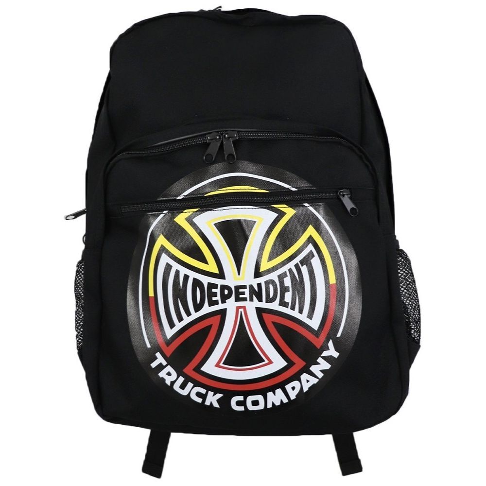 Independent Split Cross Black Backpack