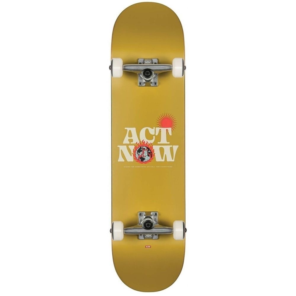 Globe G1 Act Now Mustard 8.0 Complete Skateboard