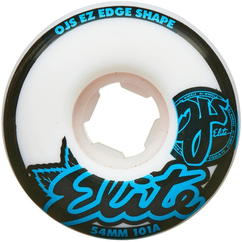 OJ Elite EZ Edge Blue 54mm Skateboard Wheels