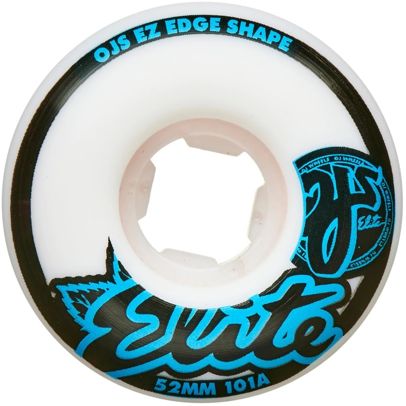 OJ Elite EZ Edge Blue 52mm Skateboard Wheels