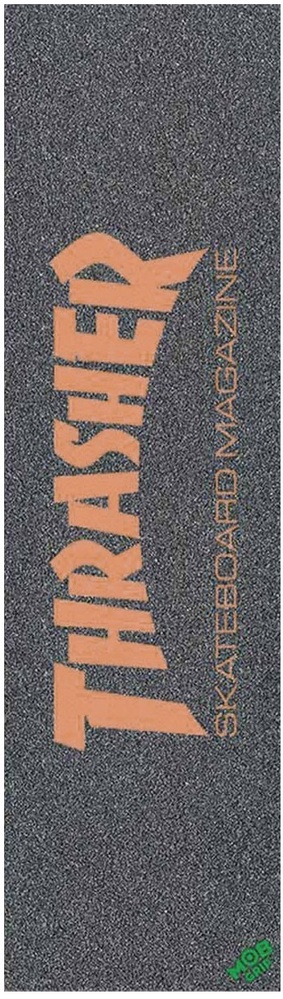 Mob Skateboard Grip Tape Sheet Thrasher Orange Perforated 9 x 33