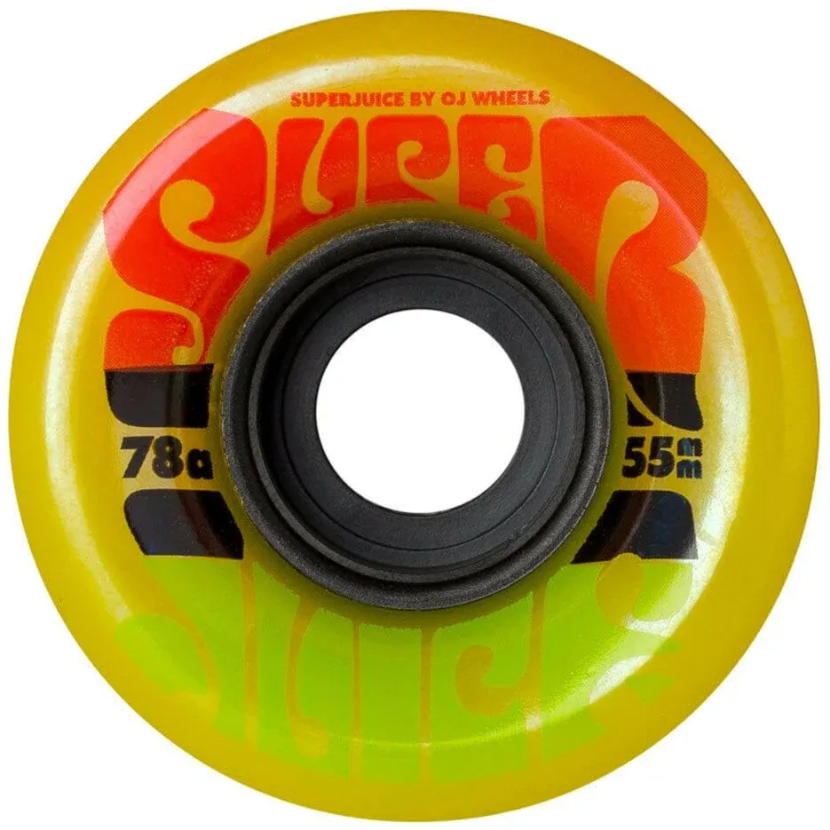 Oj Jamaican Sunrise Mini Super Juice 78A 55mm Skateboard Wheels