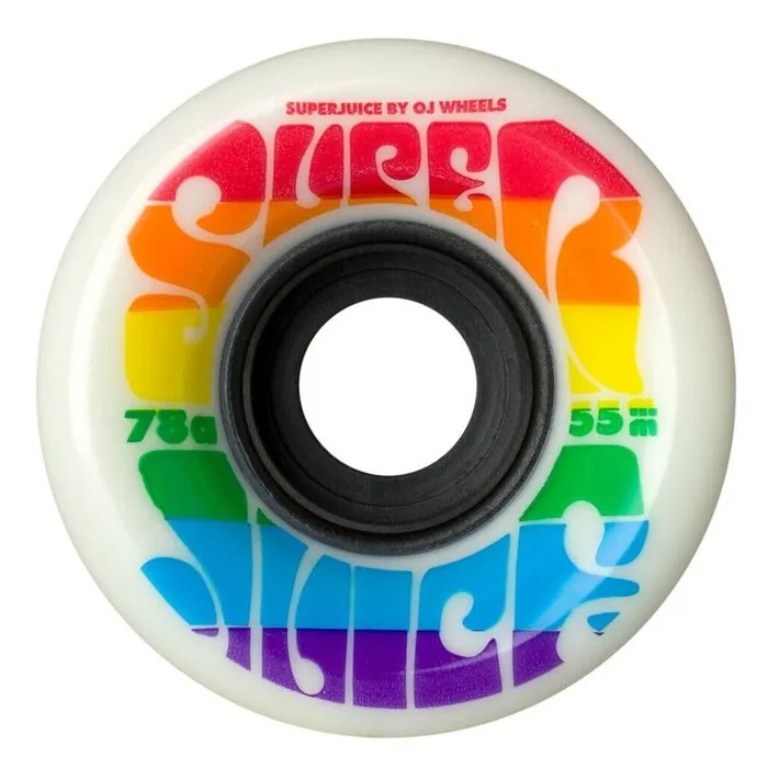 Oj Mini Super Juice Rainbow 78A 55mm Skateboard Wheels