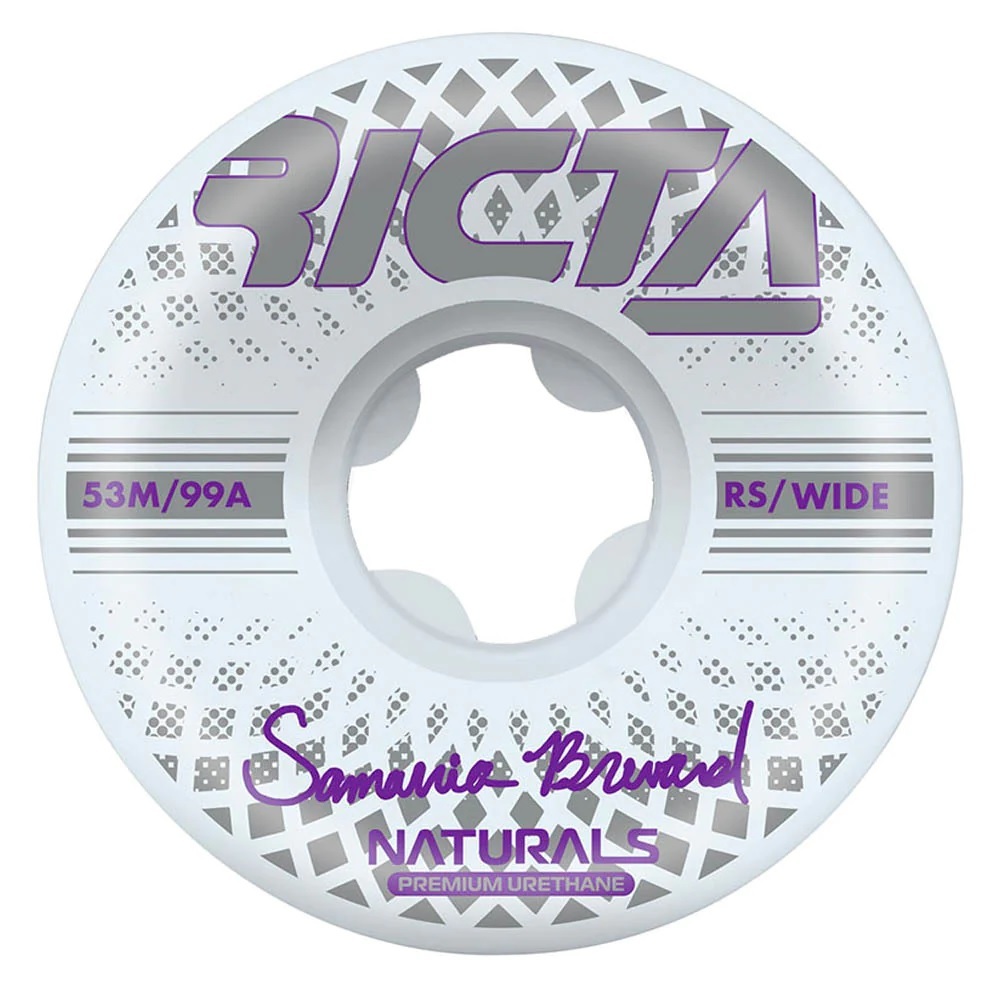 Ricta Reflective Naturals Brevard Wide 99A 53mm Skateboard Wheels