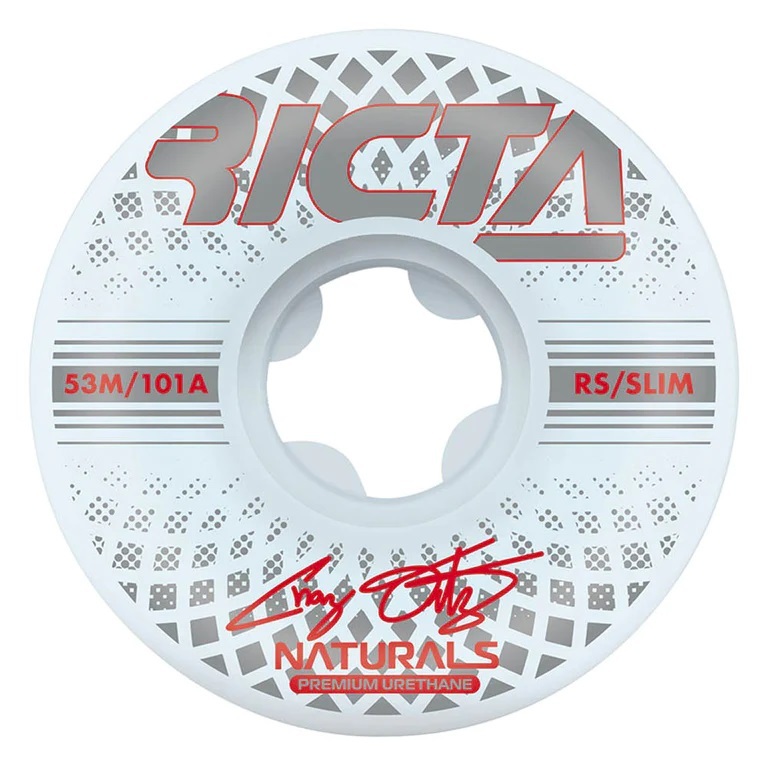 Ricta Reflective Naturals Ortiz Slim 101A 53mm Skateboard Wheels