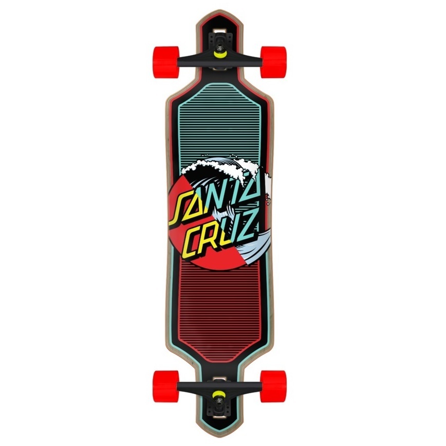 Skateboard complet - SANTA CRUZ - Mandala Hand Large - Érable Hard Rock