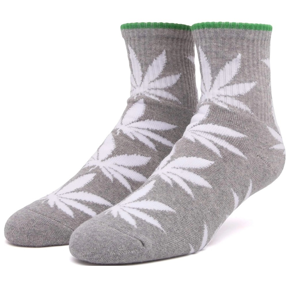 HUF Plantlife 1/4 Grey Heather Socks
