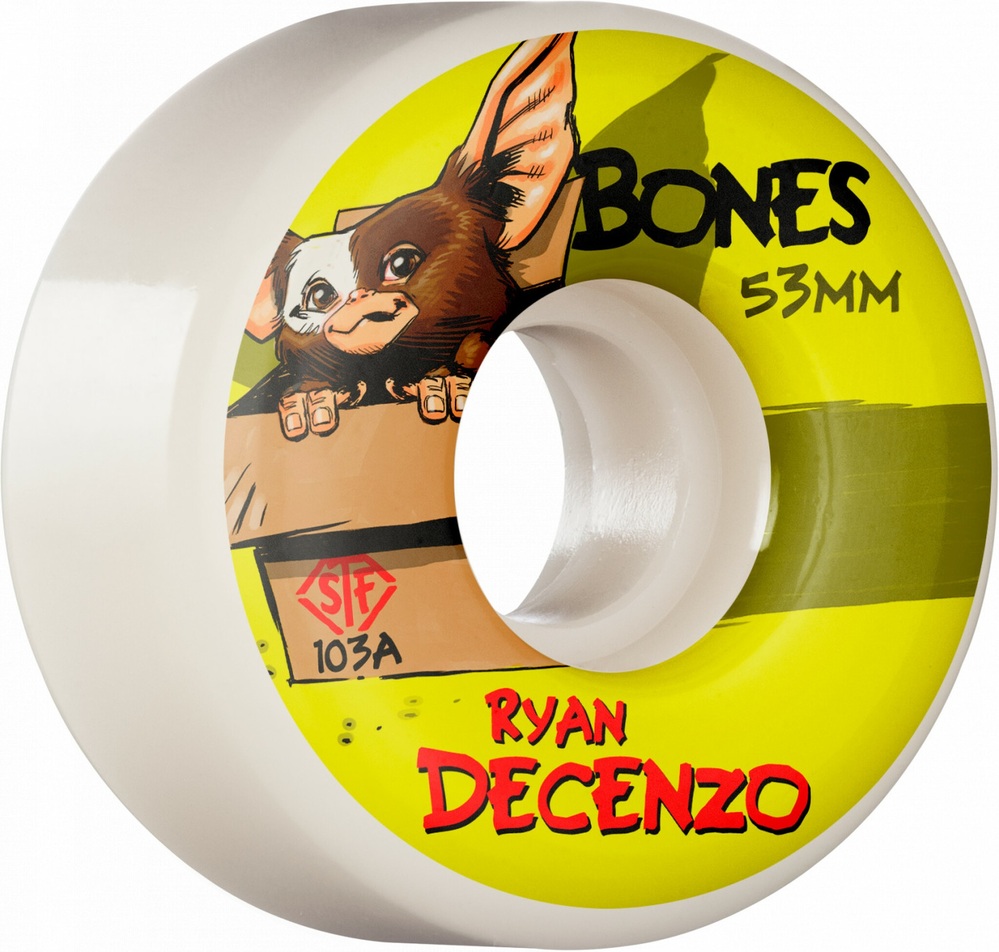 Bones Decenzo Gizzmo STF V2 103A 53mm Skateboard Wheels