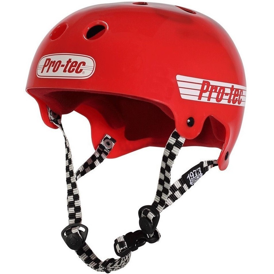 Protec Bucky Skate Solid Red Helmet [Size: XS]
