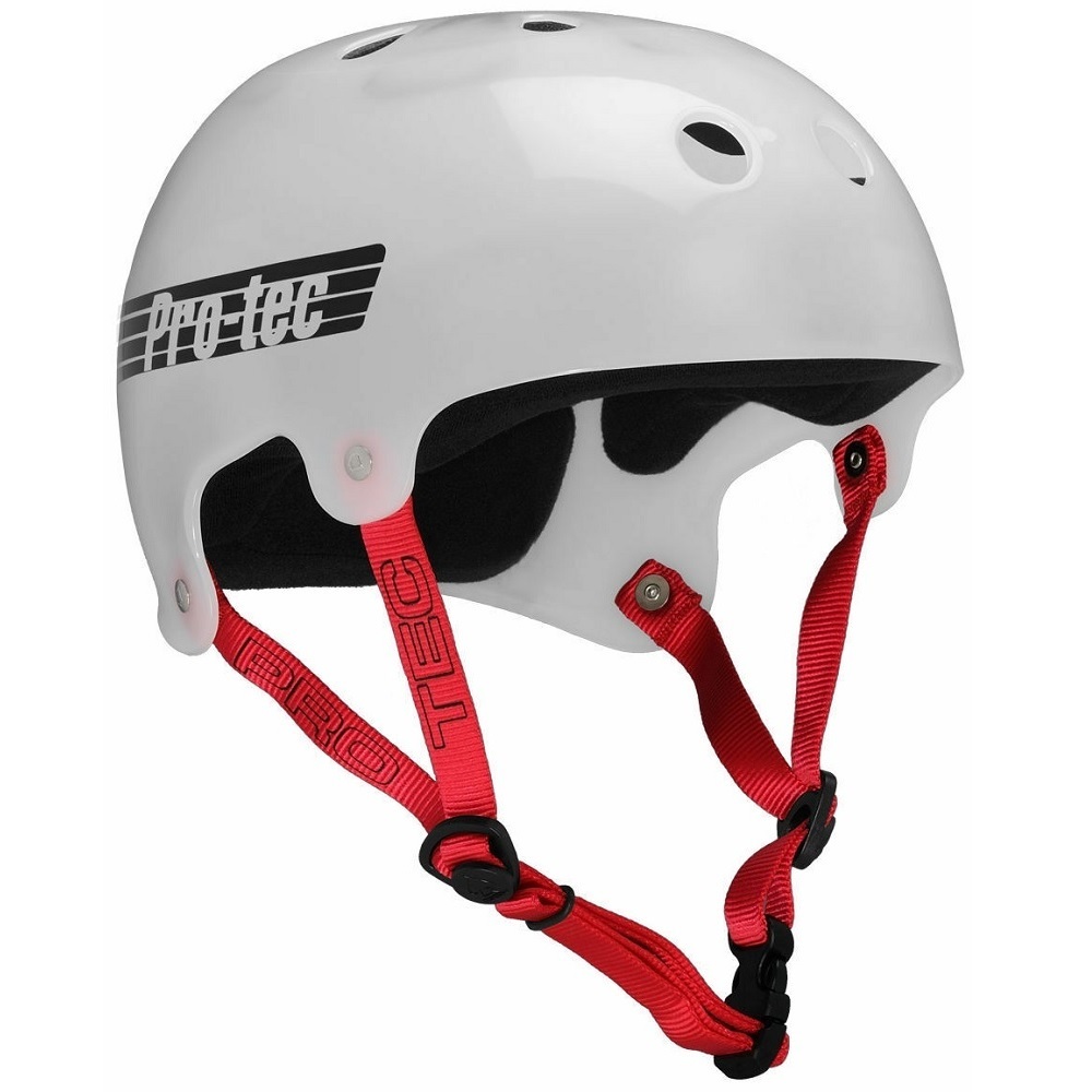 Protec Bucky Translucent White Skate Helmet [Size: XS]