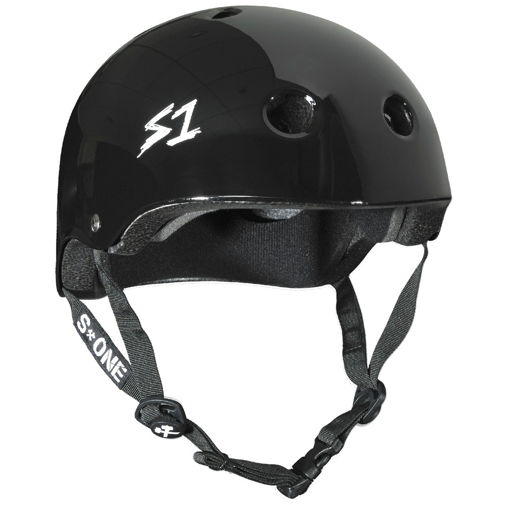 S1 S-One Lifer Certified Black Gloss Helmet [Size: XS]