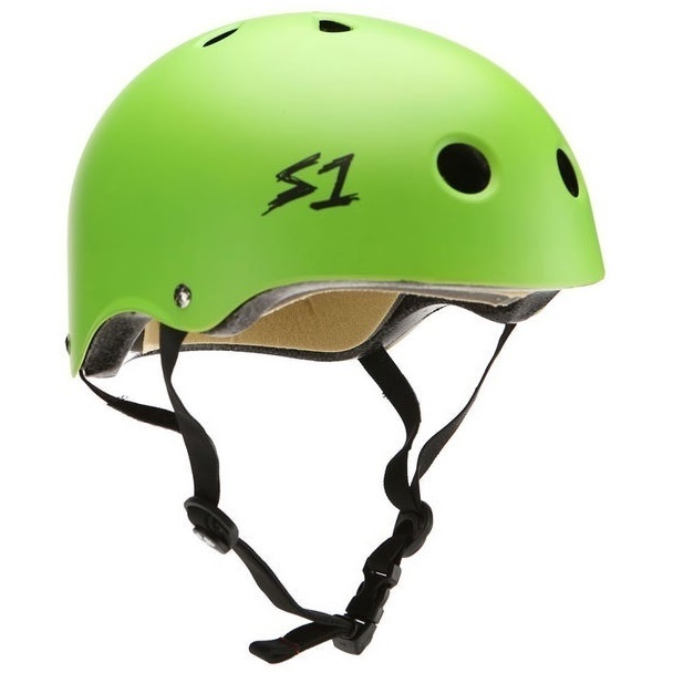 S1 S-One Lifer Certified Bright Green Matte Helmet [Size: M]