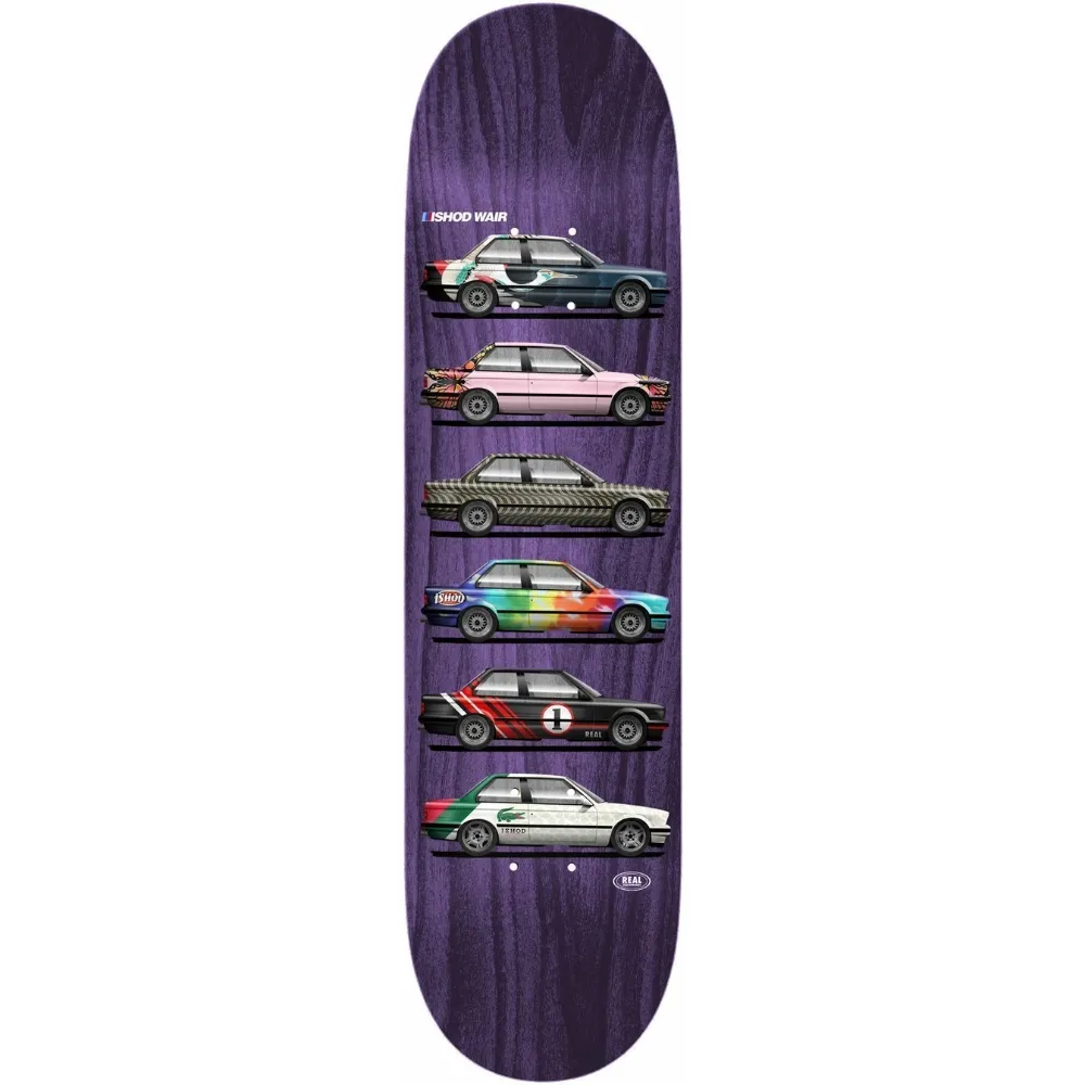Real Twin Tail Customs Ishod Purple 8.0 Skateboard Deck