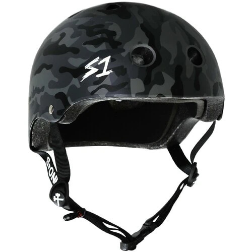 S1 S-One Lifer Certified Black Camo Helmet [Size: XL]