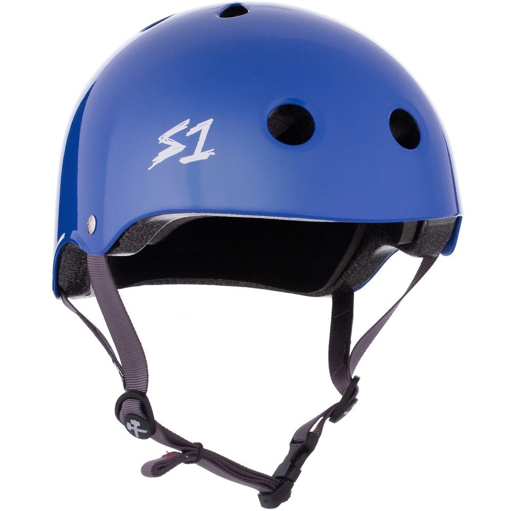 S1 S-One Lifer Certified LA Blue Gloss Helmet [Size: XS]
